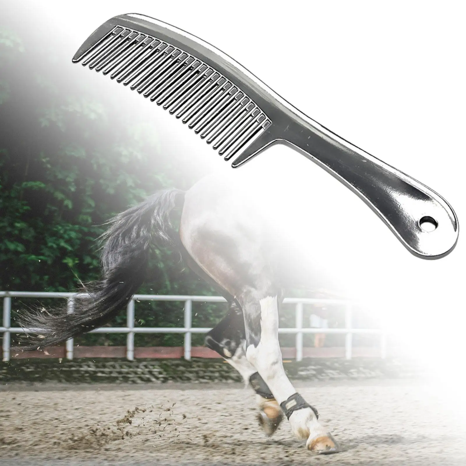 Horse Comb Mane and Tail Brush Curry Comb Horse Hair Comb for Dogs Animal