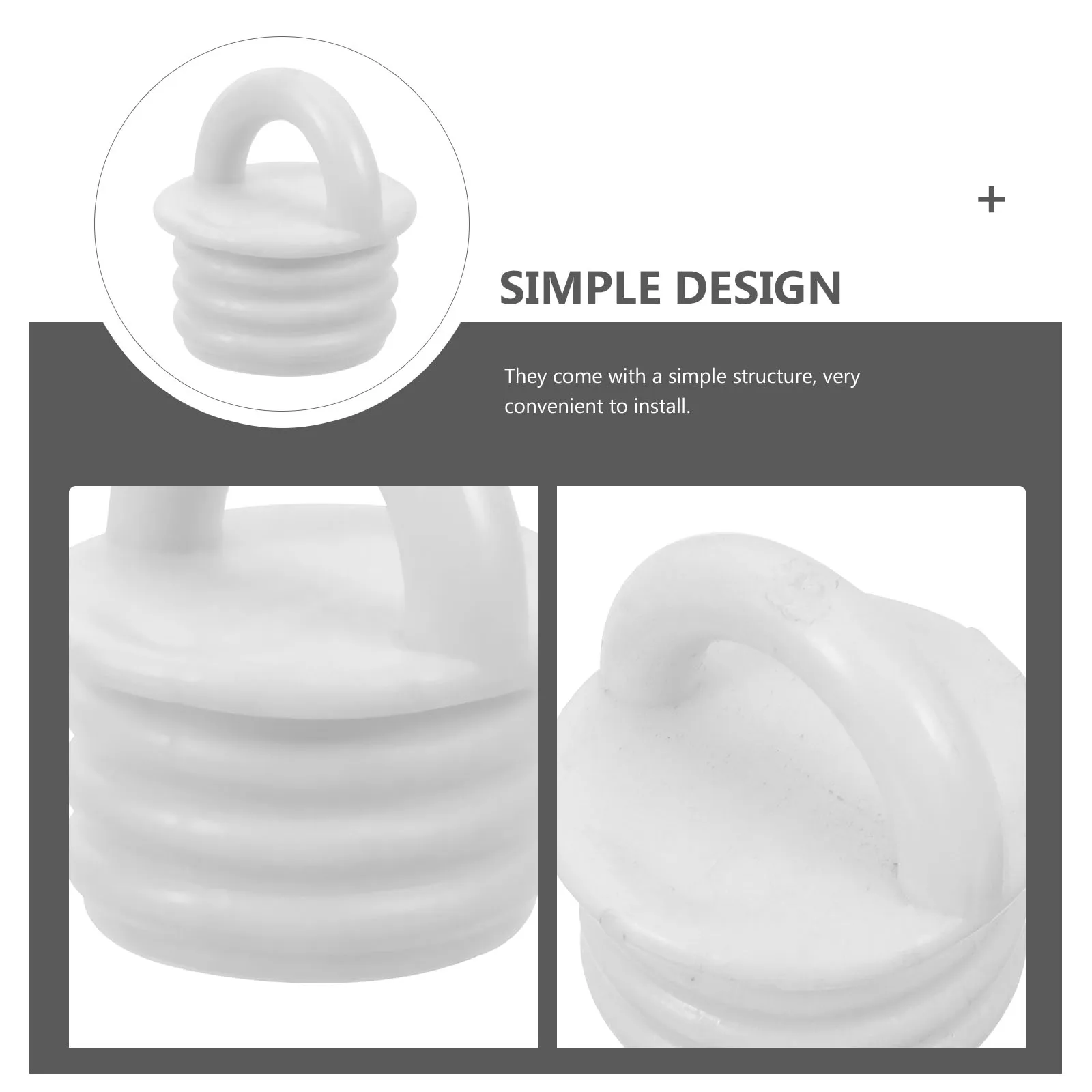 

3pcs Water Outlet Leakproof Rubber Sealing Plug Replacement Drain Plug For Bucket Small Durable Sealing Water Mop Drain Basket