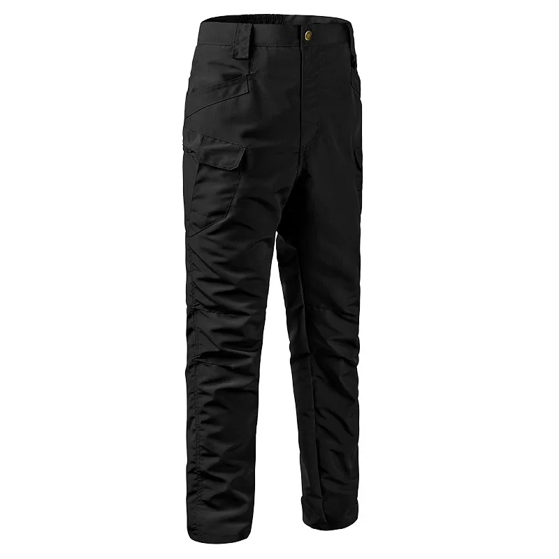 Men's IX7 Tactical Pants Ripstop Wear-resistant Cargo Pants Multi Pockets Outdoor Hiking Casual Trousers