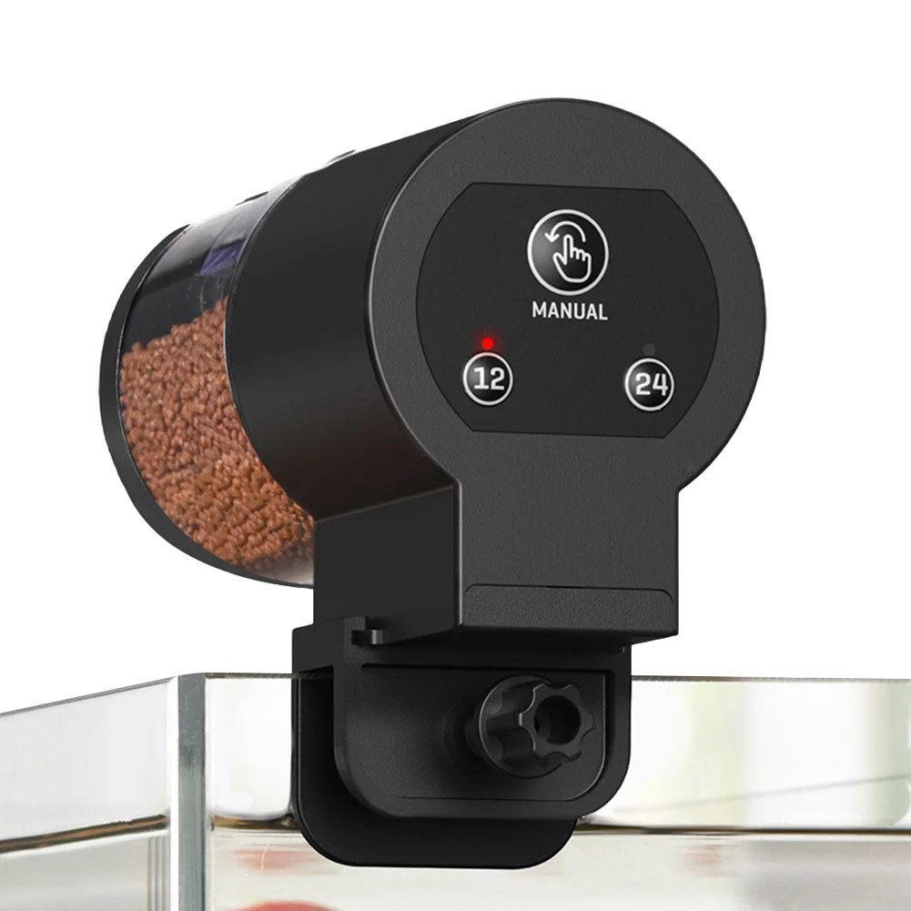 السيارات خزان الأسماك المغذية سعة كبيرة الموقت الأسماك الغذاء موزع 100 مللي حوض السمك ذهبية المغذية لحوض السمك وخزان السلاحف #1