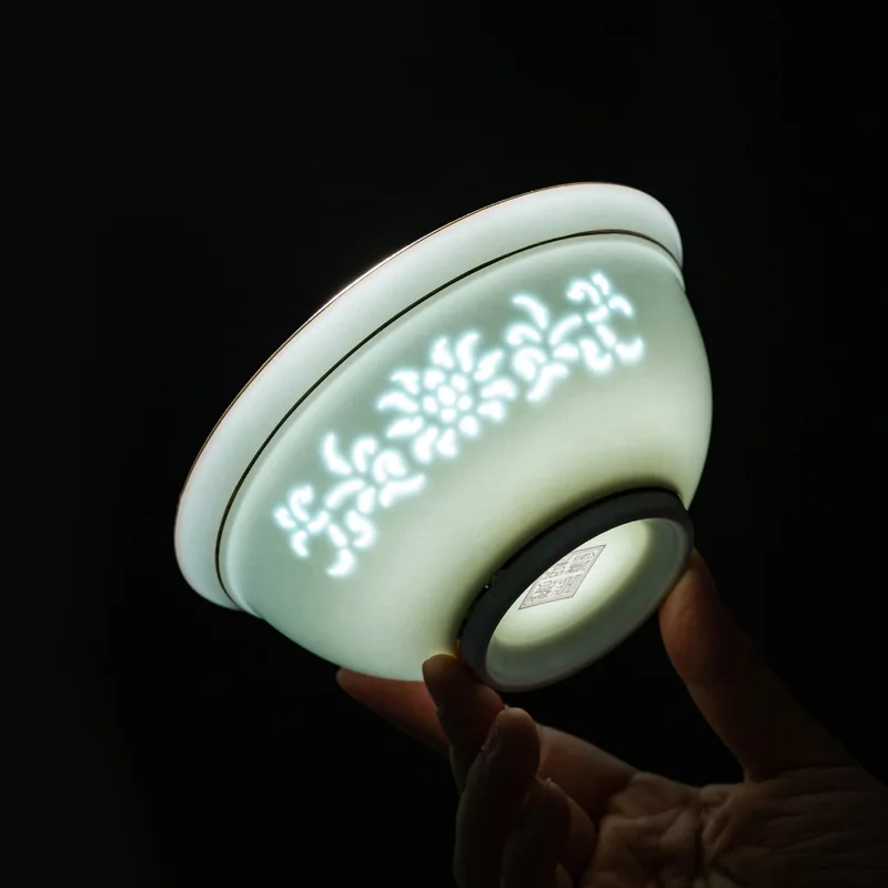 

Celadon tableware set bowls and plates household high-end bowls and plates light luxury