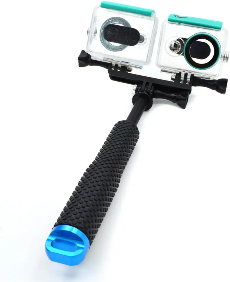 GoPro Hero用のデュアルマウントアダプター,ハウジング一脚と互換性があり,3,4,5,6,7,8,9