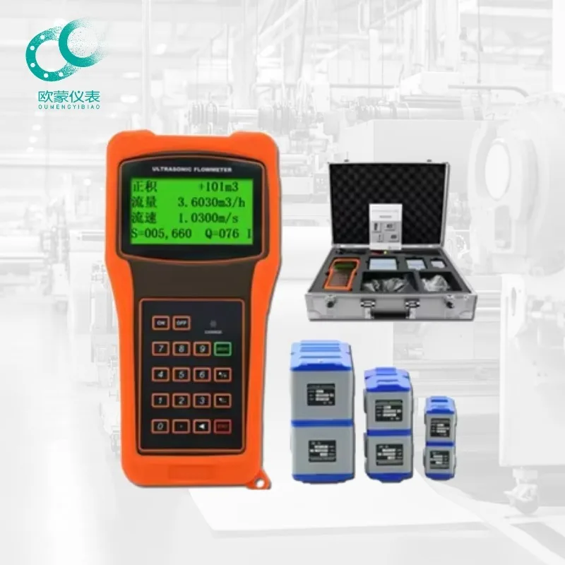 Portable Clamp-On Variable Area Water Flow Meter For Liquid ABS Plastic Material 1 Year Warranty OEM Customization Support