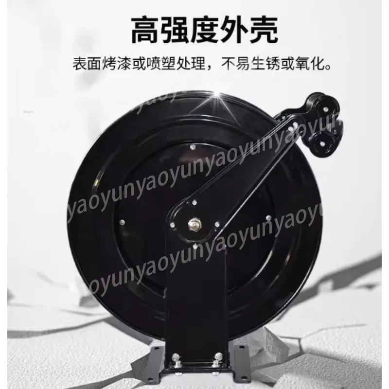 

High Pressure Hose Reel, Automatic Retractable Water Hose for Car Wash, Wall Mounted Garden Hose Reel