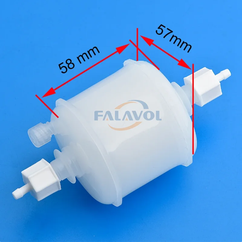 FALAVOL high quality  inkjet printer white big Ink filter for Liyu Myjet Gongzheng Thunderjet printer straight head