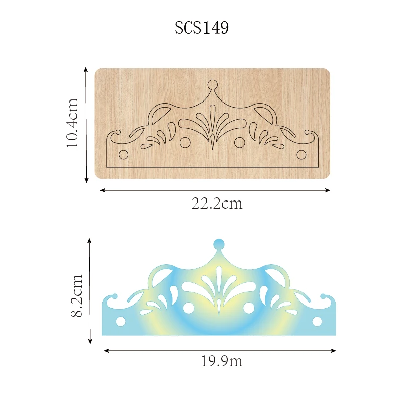 

SCS149 Корона инструмент деревянный нож для резки штамповки, используется с машиной
