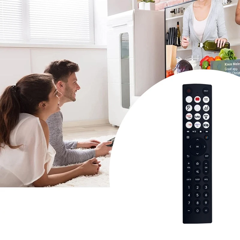 Substituição Controle Remoto para Hisense Smart Video TV, EN2F36, EN2F36H, 43A4KV, 32A4KV, 40A4KV, Novo