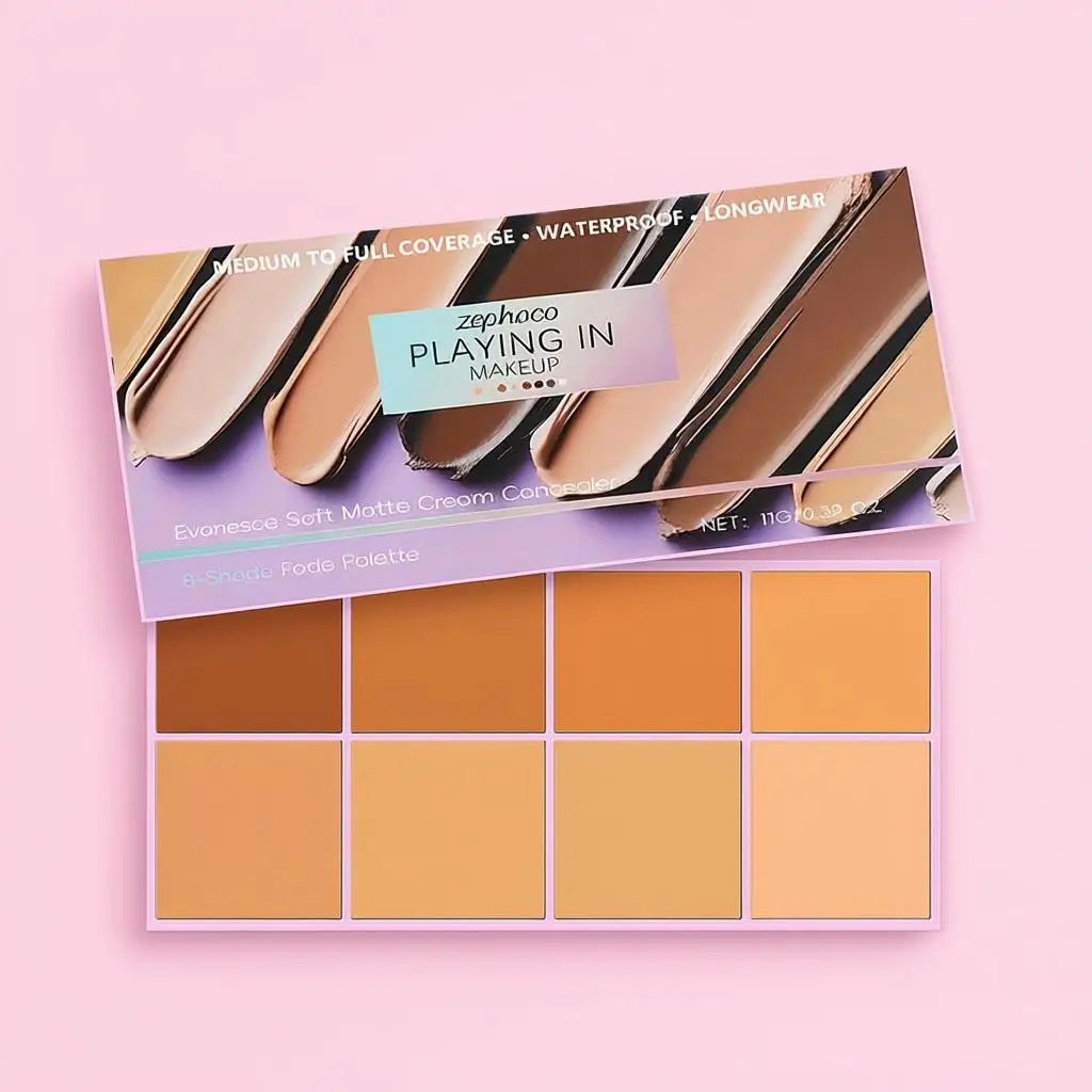 

Палетка консилеров и румян 8 цветов: стойкий, водостойкий, не осыпающийся контурный консилер