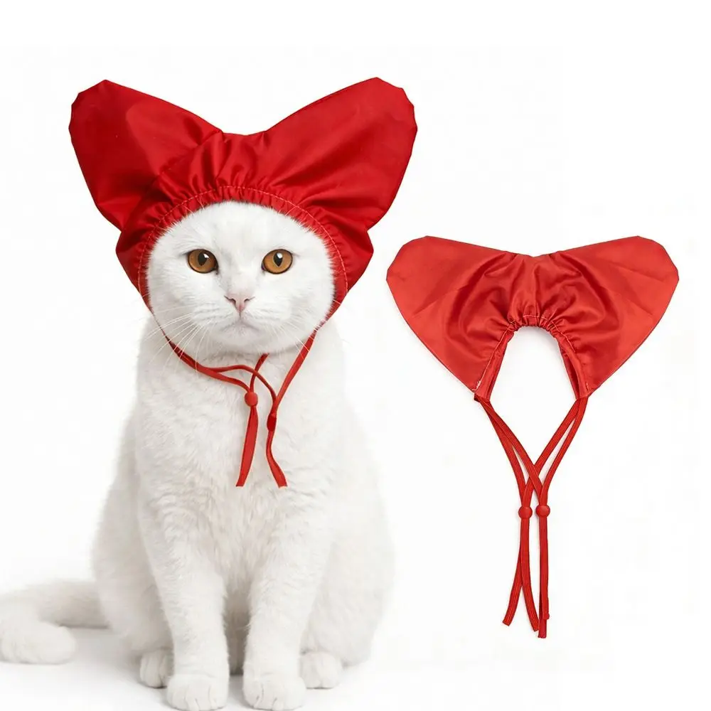 Adjustable Pet Shower Caps Cute Heart Shaped Waterproof Soft Bath Protector Reusable Ear Protection Ear Drops Guard Small Pets