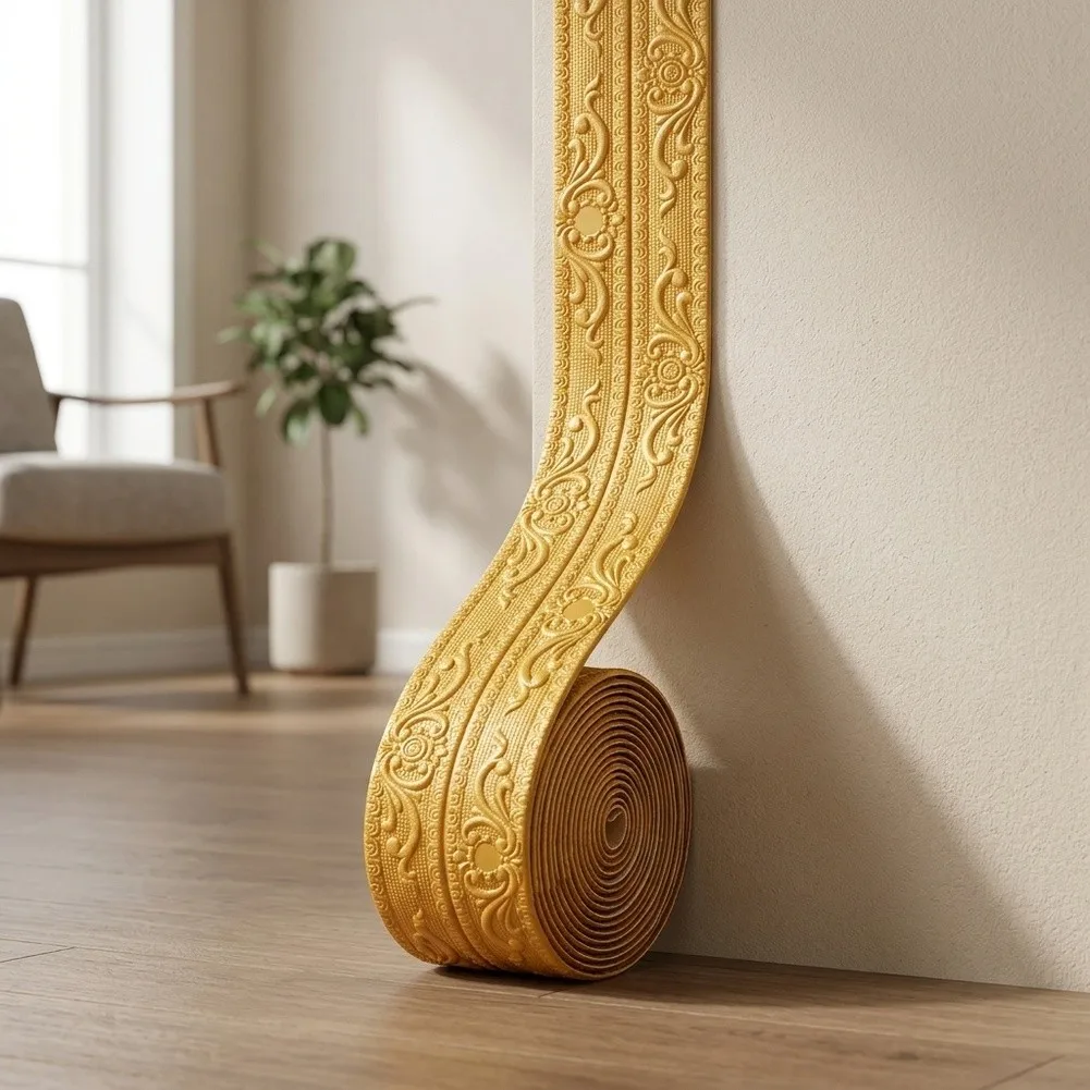 Wall Corner Guard Strip Made of PVC for Residential Use With Attention to Edge Coverage Consistency and for bond Reliability
