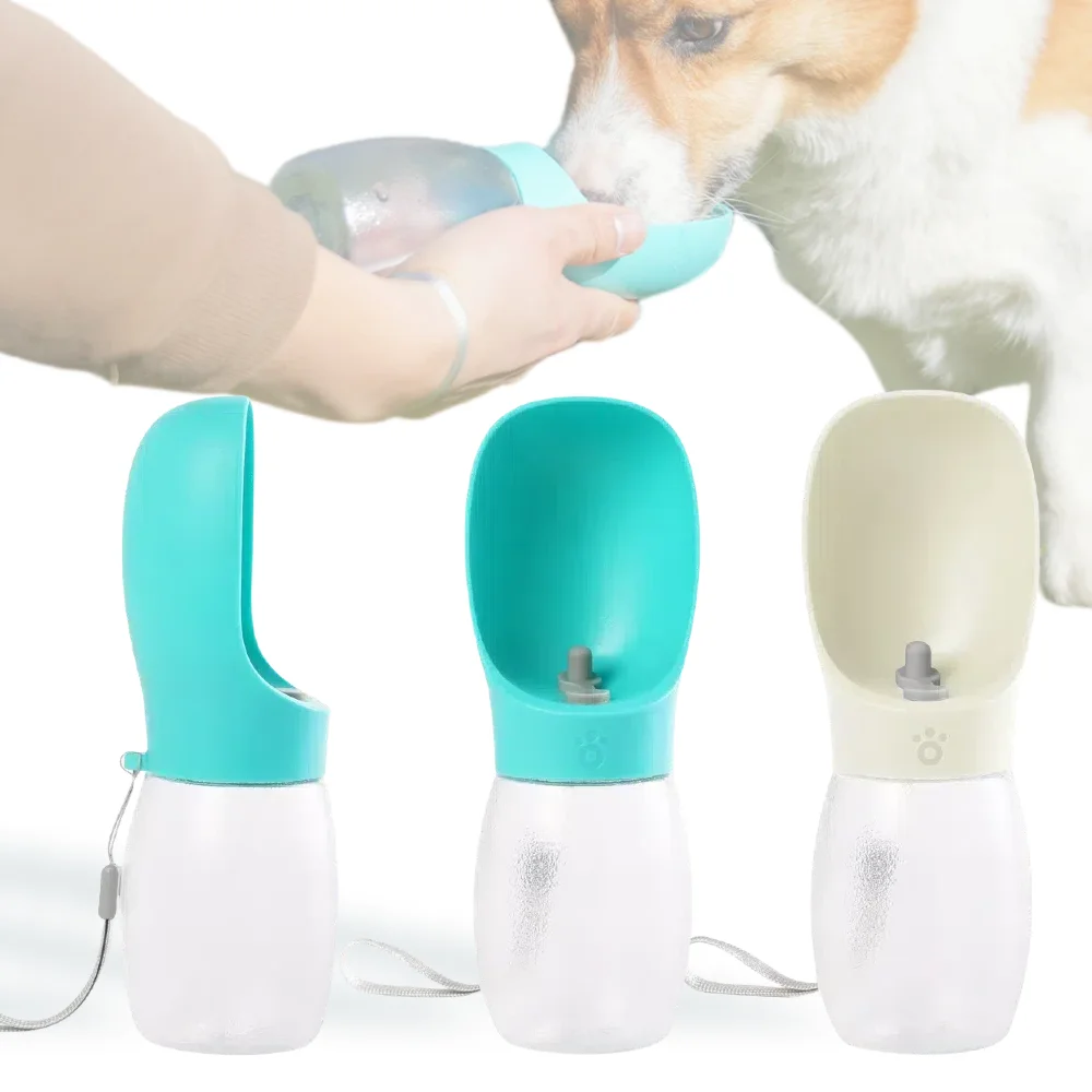 Botella de agua portátil para perros pequeños y grandes, cuenco para beber a prueba de fugas para gatos, dispensador de agua para mascotas, suministros para Bulldog