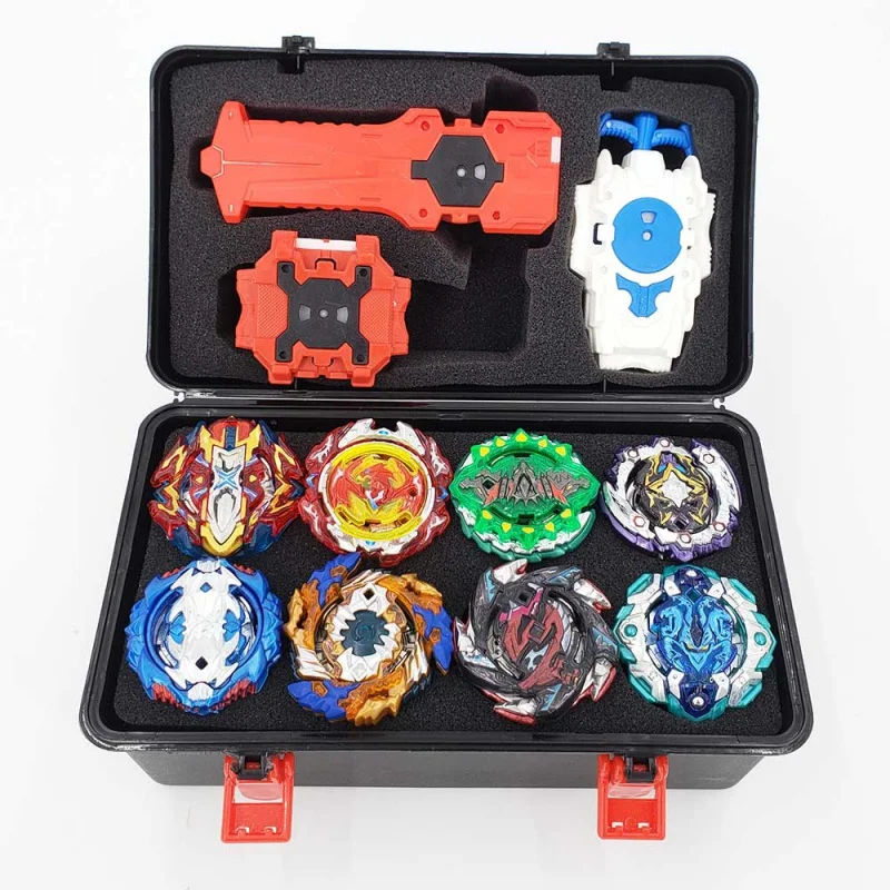 Takara Tomy Beyblade Burst Bey Blade Toy Metal Funsion Bayblade Set Storage Box With Handle Launcher Plastic Box Toys For