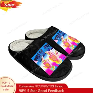 Popular Rapper JuL Home Cotton Slippers Mens Womens Teenager Fashion Plush Bedroom Casual Keep Warm Shoes Tailor Made Slipper