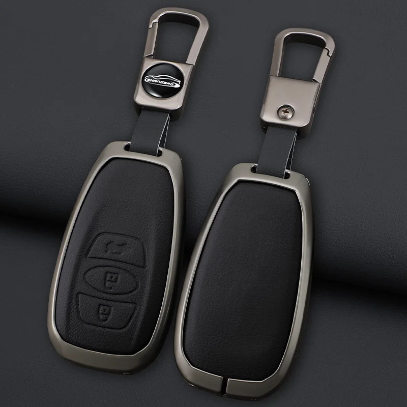 Car Key Case Cover Protector Shell Bag For Subaru WRX XV Crosstrek Legacy BRZ Forester Impreza STi Outback 2015-2019 Accessories