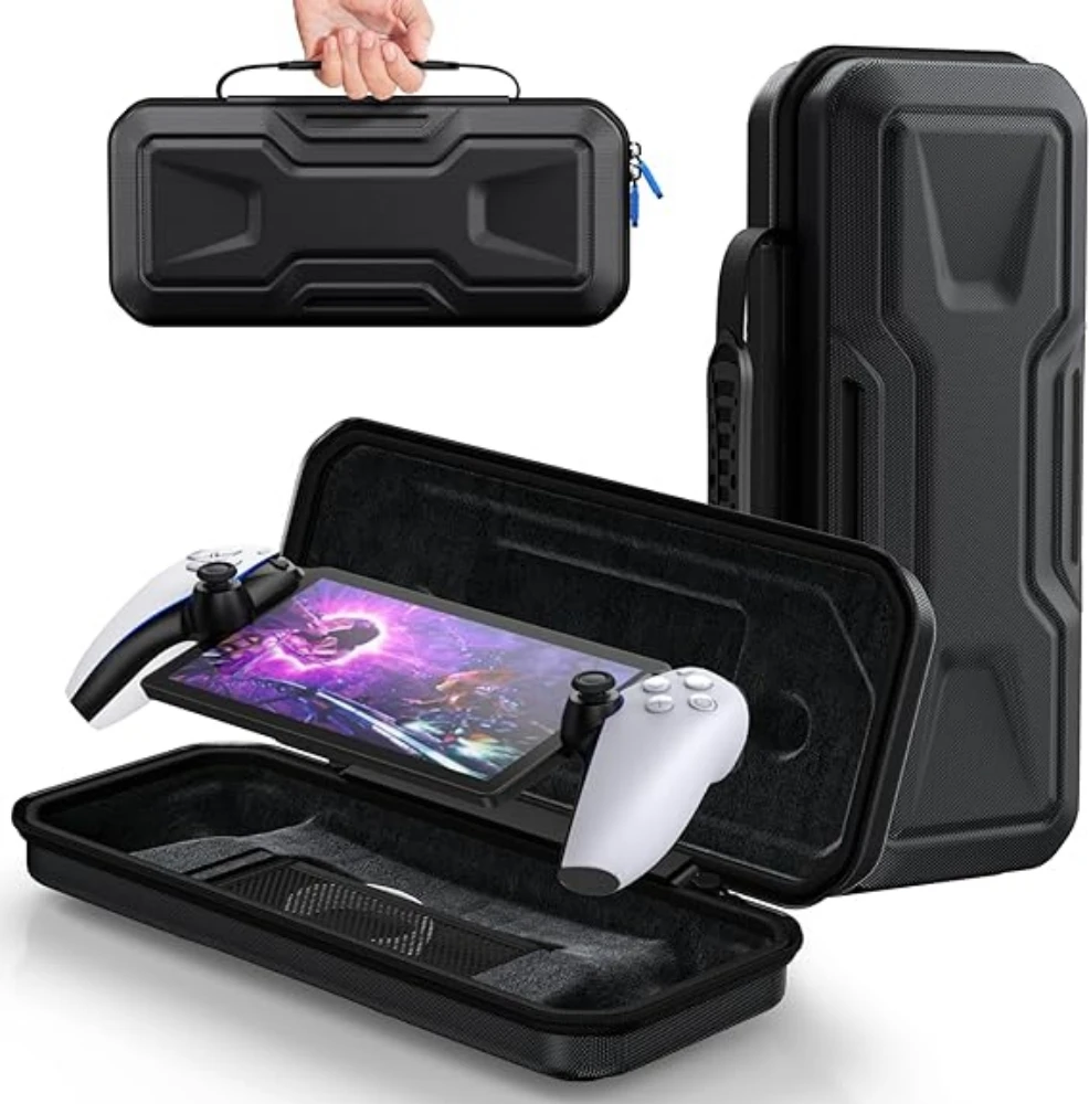 

Carrying Case for PlayStation Portal, Hard Shell Portable Travel Carry Handbag Full Protective Case Accessories for PS5 Portal