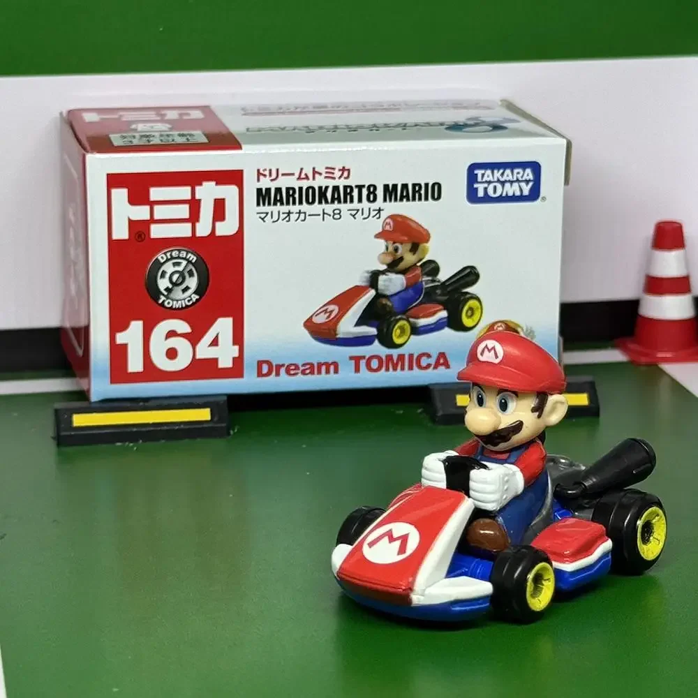 TAKARA TOMY tomica 164 Super Mario Yoshi Kart 8 character car model Super Mario Bros action figure toy children's birthday gift