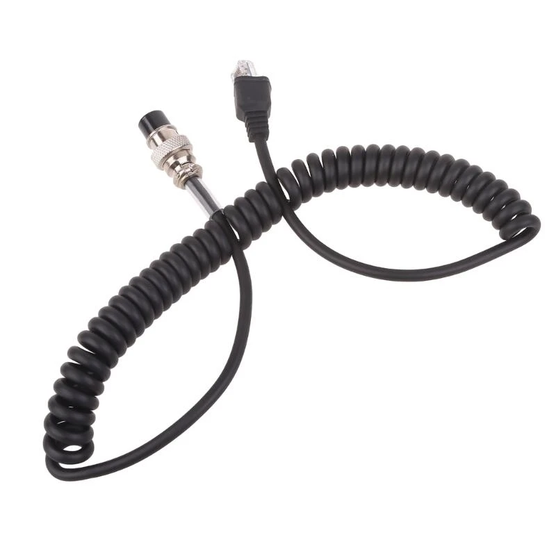 W89C Двухчастотный динамик Radios Mic Cable, 8-контактный к кабелю динамика RJ45 для Yaesu FT-847 FT840 FT-1000 FT-2000 FT920 W89C Двухчастотный динамик Radios Mic Cable, 8-контактный к кабелю динамика RJ45 для Yaesu FT-847 FT840 FT-1000 FT-2000 FT920