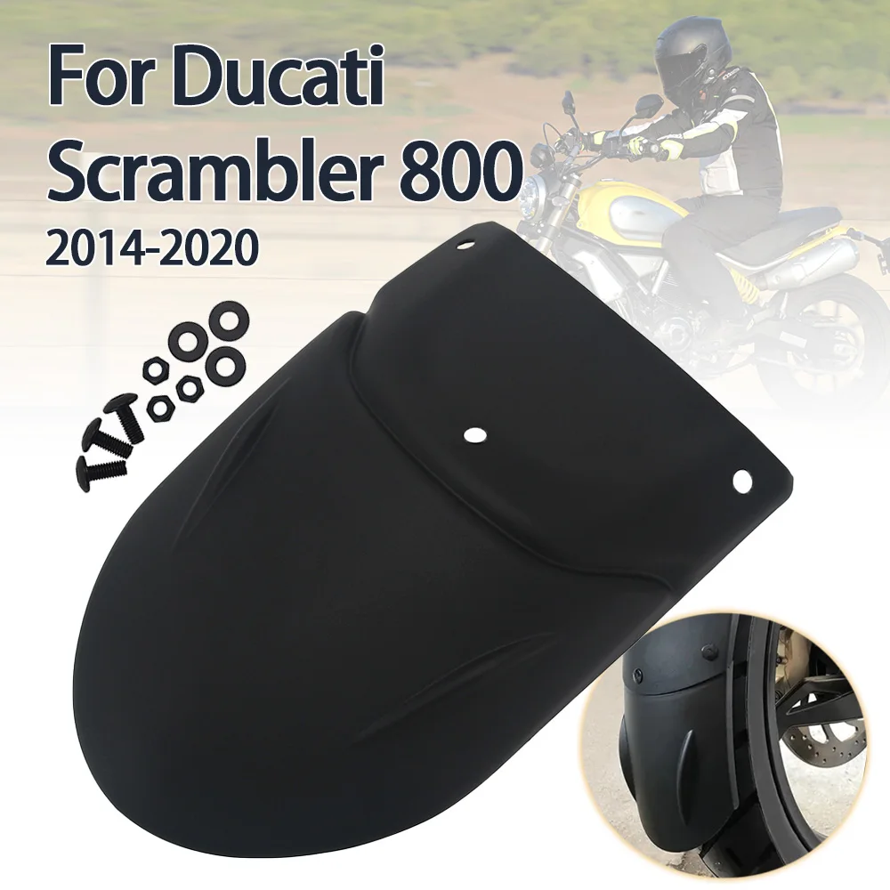 

Motorcycle Accessories Front Mudguard Motocycle Fender Extension Engine Defense Mud Guard For Ducati Scrambler 800 Accessories