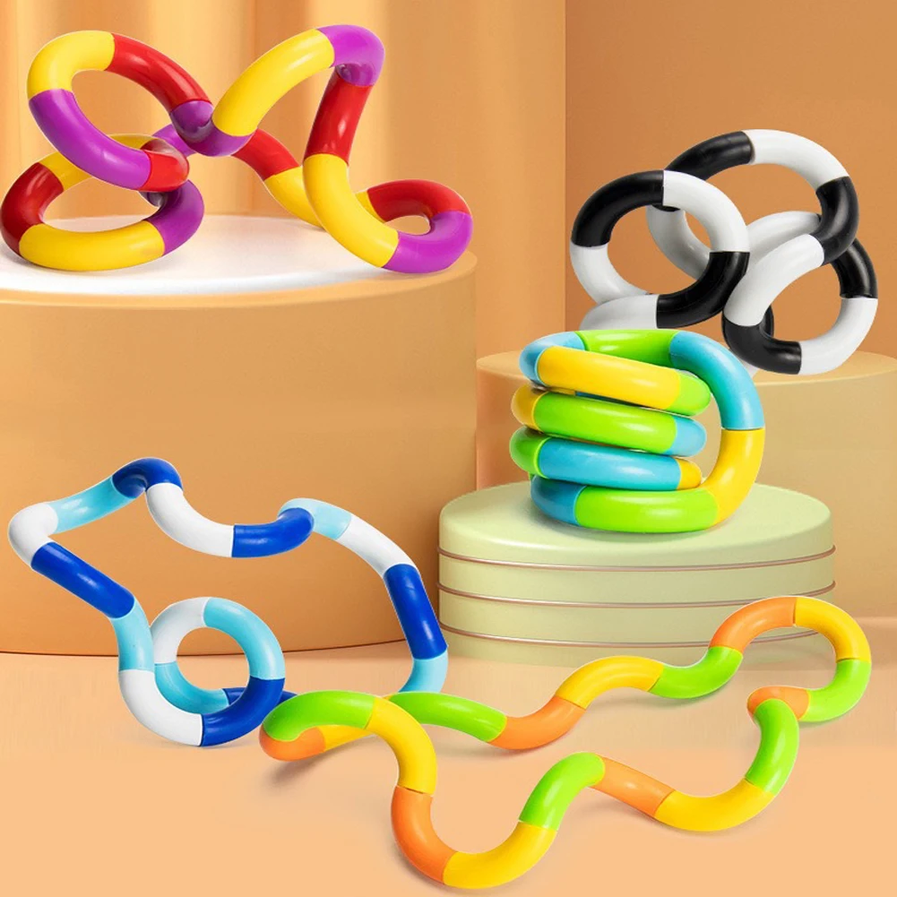 

Поп витое кольцо Волшебная фигурка Волшебный Трюк Веревка креативная самодельная обмотка Досуг образование снятие стресса для детей сенсорные игрушки
