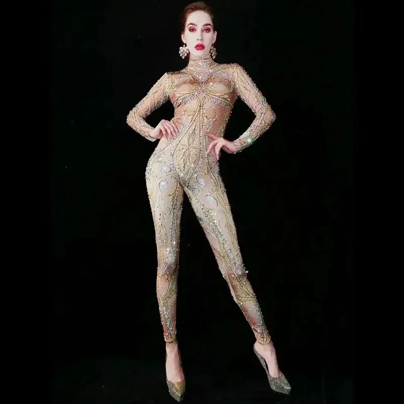 costume-de-danse-sexy-pour-femmes-tenue-de-bal-bar-discotheque-vetements-de-spectacle-sur-scene-barboteuse-de-fete-d'anniversaire-combinaison-a-strass-scintillants