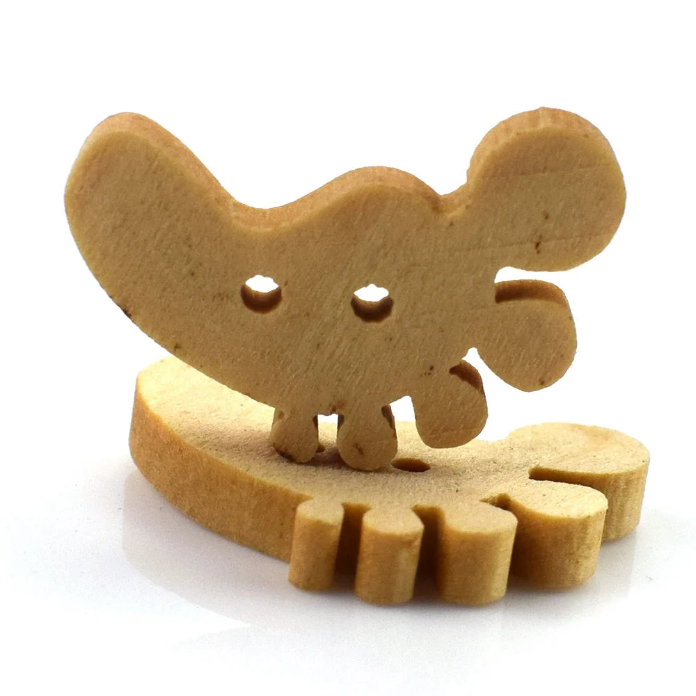 

50PCS Cartoon Wood Buttons Sewing Scrapbooking Handwork Home Gift Clothing Decor Card Making DIY Scrapbooking Accessories