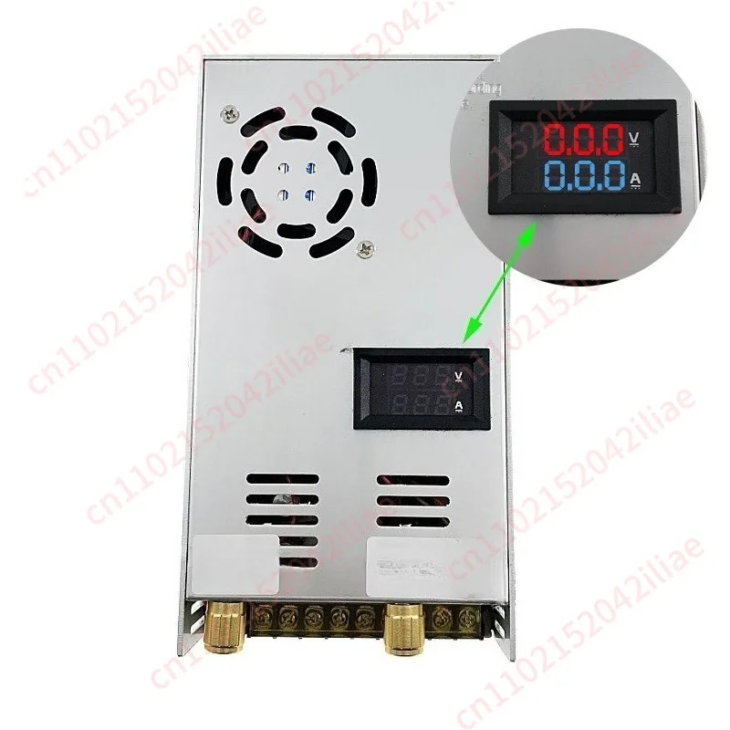0-12V2A-50A adjustable high power switching power supply aluminum shell