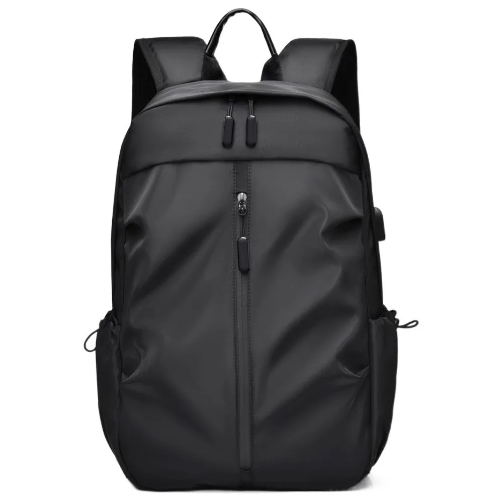 Fashion Oxford Cloth Men's Backpack Large Capacity Waterproof Students School Bag All-match with USB Port Laptop Backpack Sports