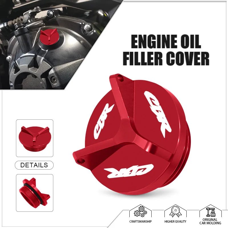 

For CBR650R CBR650F CBR600RR CBR1000RR CB650R CB650F CB1000R CB300R CBR929RR 954RR Motorcycle Engine Oil Plug Filler Cap