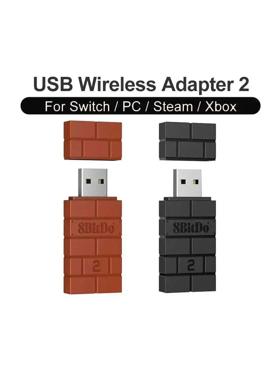 8BitDo USB Draadloze Bluetooth Adapter 2 voor Nintendo Switch 2 PS3 PS5 Xbox JoyCon RR2 R ontvanger Voor PC Windows Mac Raspberry Pi - afbeelding 2