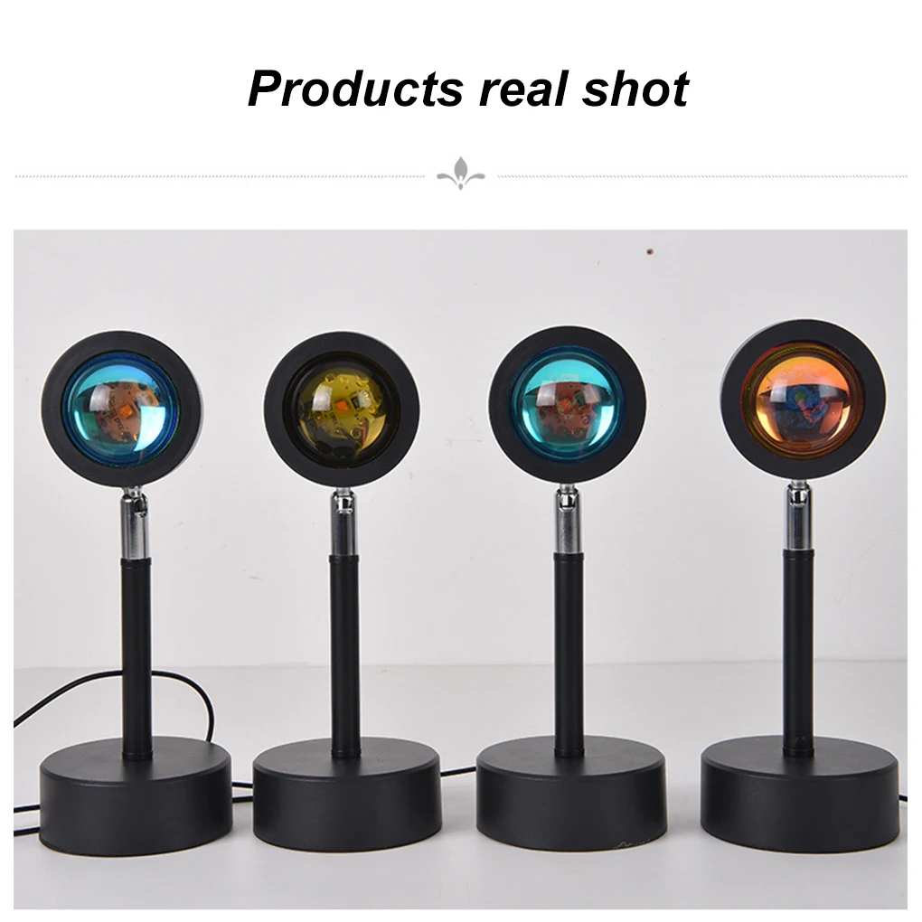 Projection Light LED 5W USB Projector Light Adjustable Photography Prop Atmosphere Lamp, Sun