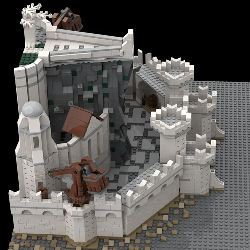 Anelli film castello modello Moc mattoni da costruzione torre del sole tecnologia fortezza blocchi modulari regalo giocattoli di natale set fai da te assemblaggio