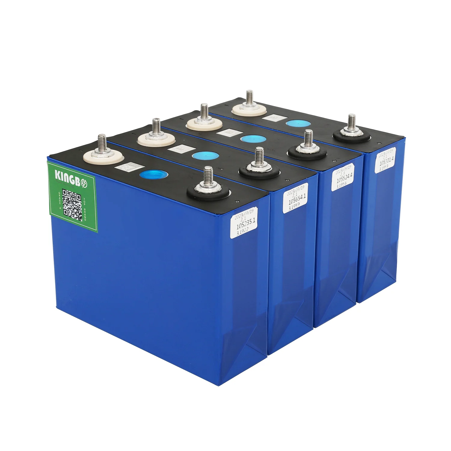 Kingbo Power 4 قطعة EVE100Ah lifepo4 بطارية 3.2 فولت الصف أ لتقوم بها بنفسك 12 فولت 24 فولت 48 فولت قابلة للشحن خارج الشبكة بطارية تخزين النظام الشمسي