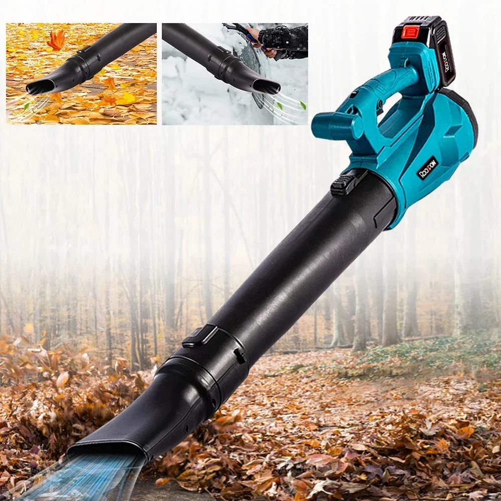 

Cordless Handheld Leaf Blower Electric Gardening Tool 6 Gear Handheld Snow Cordless Blower Dust Collector for Makita 18V Battery