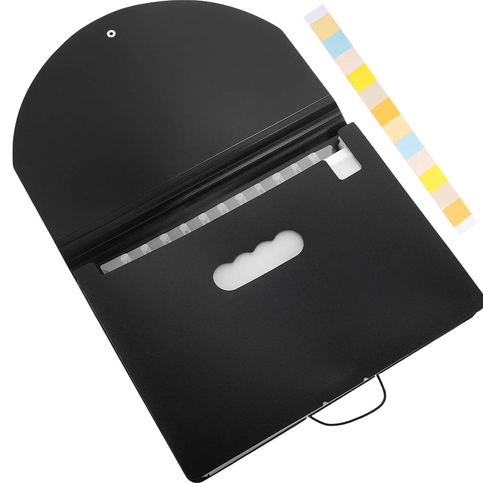 

Large Capacity File Folder Premium Plastic Multi-Layer Design for A4 Documents Office School Home Organization Portable Document