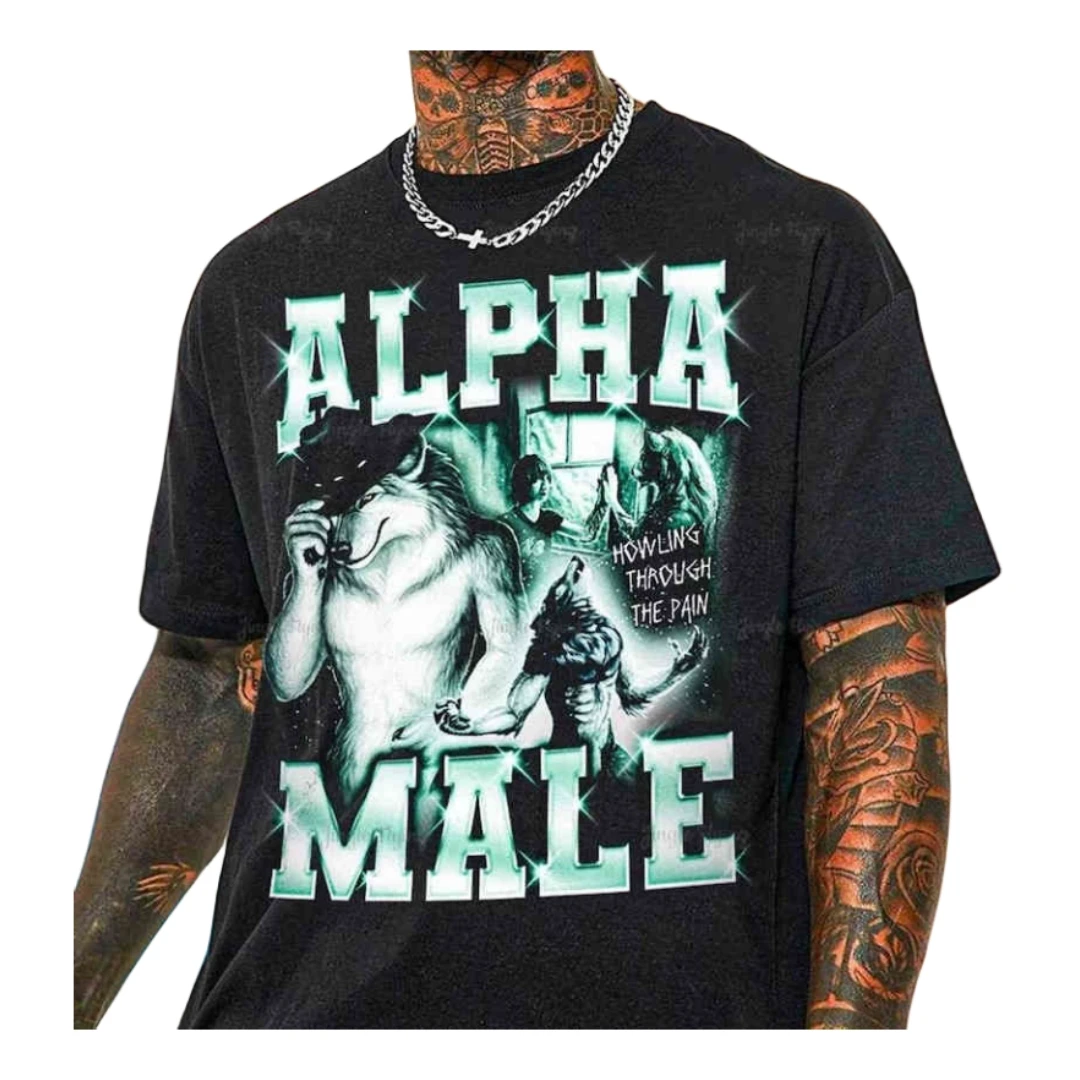 Pull Mal Alpha: The Truth Behind the Wolf, Unicorn, and Rainbow Irony T-Shirt