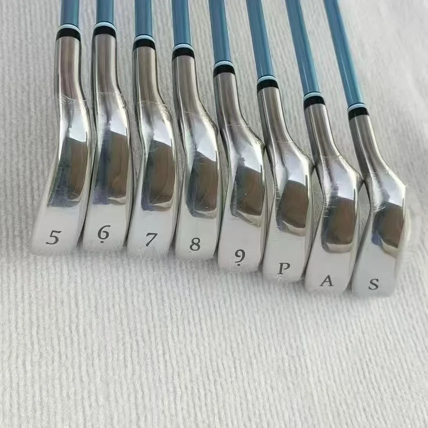 2024 Women Blue MP1300 Golf Iron Set MP 1300 Golf Iron 5.6.7.8.9.P.A.S 8pcs MP-1300 L Flex with Graphite shaft with Head Cover