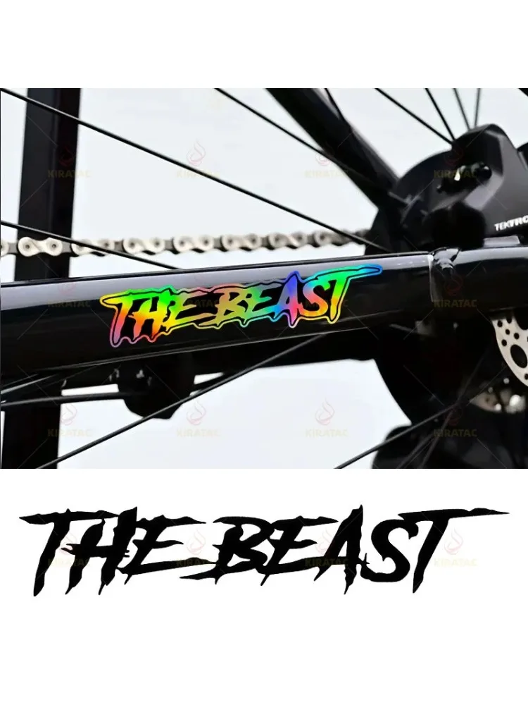 AliExpress NONE Funny THE BEAST Bicycle Vinyl Sticker Waterproof Self-Adhesive DIY Decal for Frame Handlebars Top Tube Helmet Universal Decor