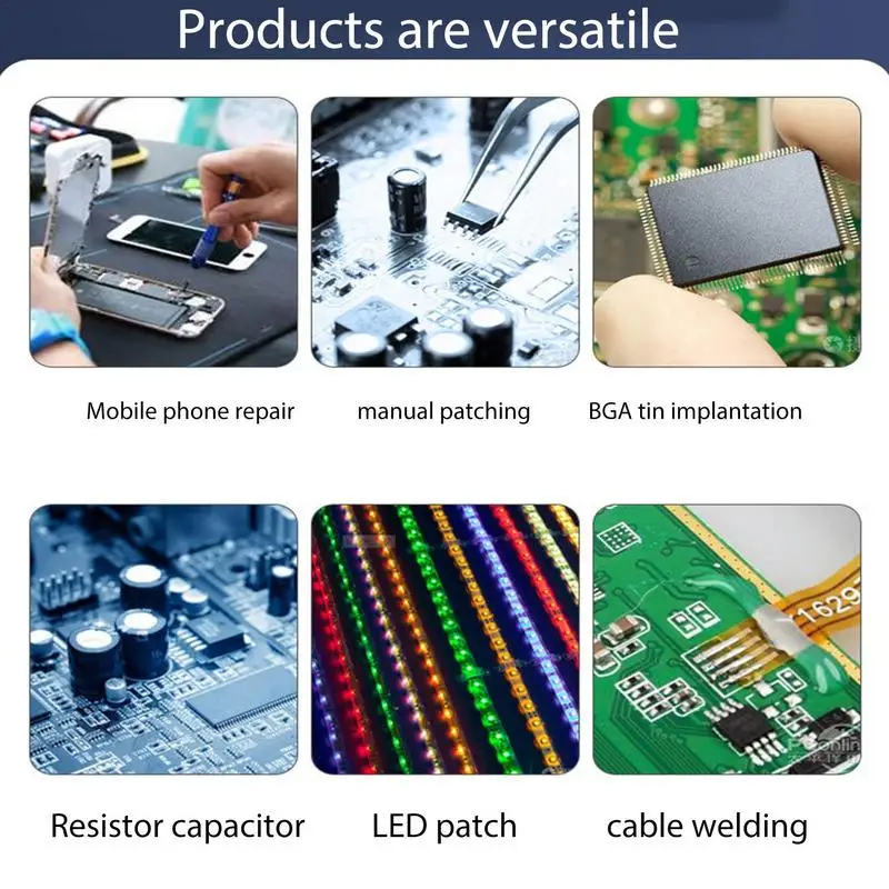 Pasta de solda sem chumbo com ponto de fusão de 138, 183, 217C, solda de estanho, telefone, LED, BGA, SMD, PGA, PCB, ferramentas de reparo, 20g