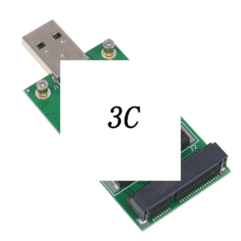 

1Pc Mini USB 3.0 to PCIE mSATA External SSD PCBA Conveter Adapter Card
