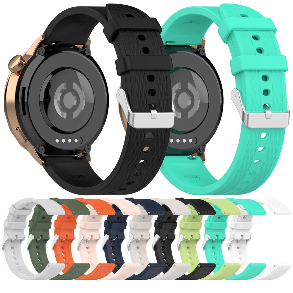 Garmin Venu 3S 2S / Forerunner 265S 255S 실리콘 스포츠 밴드 교체 용 손목 스트랩 시계 액세서리 용 18MM 스트랩