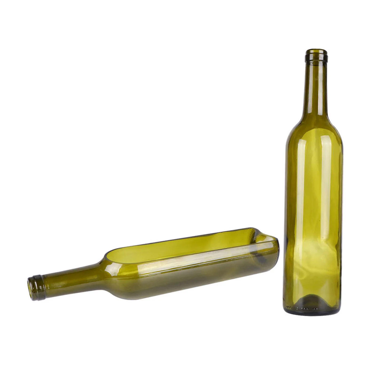 

2Pcs Glass Bottle Vase Wine Bottle Flower Pot Minimalist Chic Decor for Home Table Centerpieces Dried Flowers Succulents