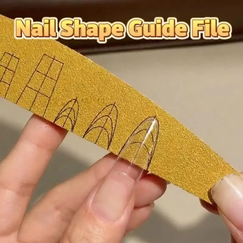 مجموعة مبارد أظافر (1/5/10 قطع) مع مقياس، مبرد أظافر مزدوج الجوانب بدرجة خشونة 100/180، أداة تلميع وصقل الأظافر للعناية بالجمال