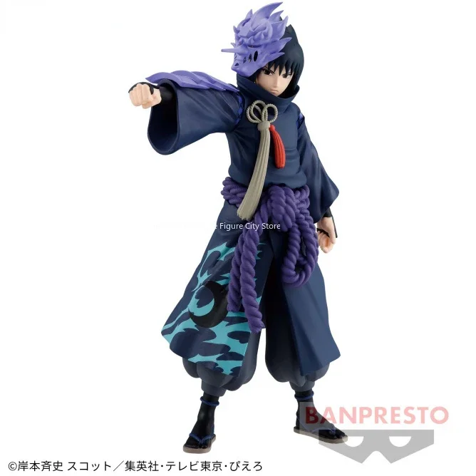 Novo em estoque Bandai Optical Factory 20o aniversário Figura Uchiha Sasuke Action Anime Model Collection