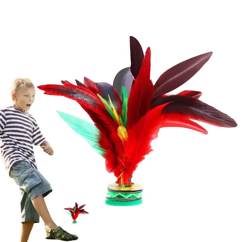 

Китайский волан Jianzi Feather волан спортивное оборудование для игры в помещении и на открытом воздухе спортивная игрушка для ног игры для школьного парка