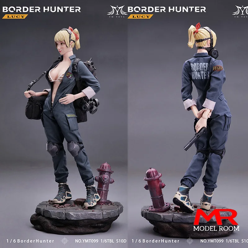 

2025 Q4 YMTOYS Toys 1/6 Border Hunter Second Shot Lucy YMT099 Скульпты на голову Фигурка солдата Коллекционная модель Фигурка Игрушка