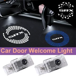 2PCS For Cadillac SRX 2011-2015 Car Door Projector Courtesy LED Light Welcome Shadow Laser Lights Ghost Logo Lamp Decoration