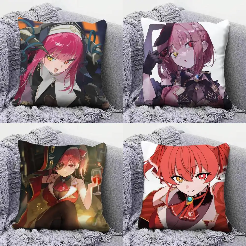 

Housyou marine Hololive VTuber Home Sofa Cushion Covers and Aecorative Custom Pillow Covers