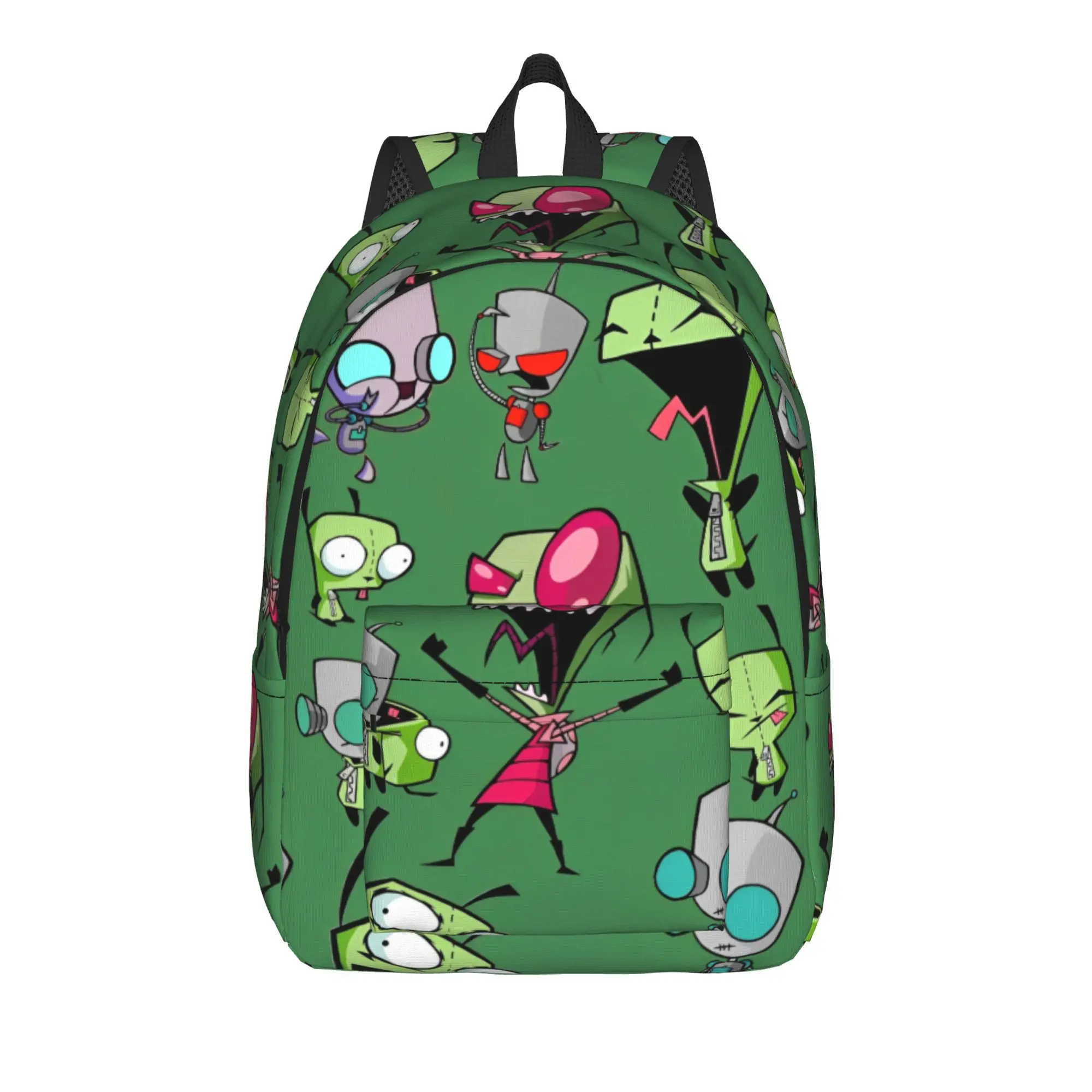 Cartoon Invaders Zims Cool Backpack Sports Student Business Daypack for Men Women College Shoulder Bag
