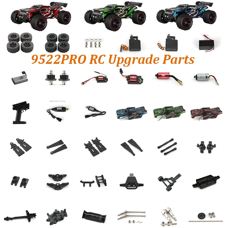 

SCY 9522PRO RC Automotive Parts Drive shaft Gear Bearings Servo motor Receiver Motor Tire Differential Front lower arm Tail wing