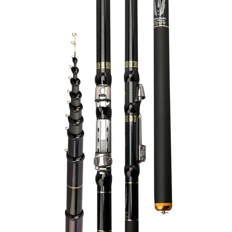 

Carbon front rod Grain wheat 28 is adjusted without cutting the line, three-position front Carbon telescopic fishing rod